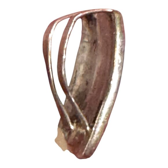 Vintage Sterling Silver Turquoise Opal Coral & Lapis Inlay Pendant Slide Zuni - Picture 3 of 6